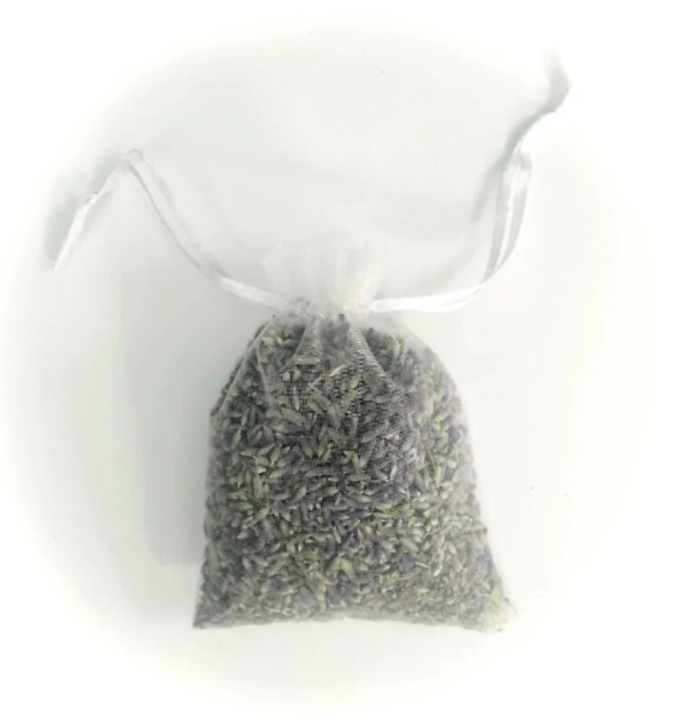 Lavender Sachet, Dried Flowers Silk Pouch, Floral Confetti